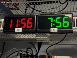 Wire Shelf Clips for Clock