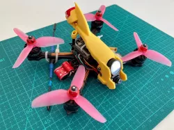ZX-RC Warmachine canopy with double camera mount for Diatone R349/R369/R239/R249/R249+