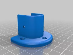 1/2" Schedule 40 Pipe Curtain Rod Mount