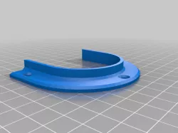 1.5 in ABS plumbing pipe bracket/mount