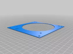 140 mm to 120 mm offset pc fan adapter