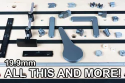 20mm (19.9mm) Bench Dog Set with Levers, Cams, Stops, etc