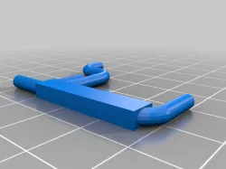 2cm Single Pegboard Hook