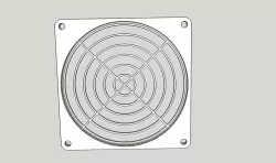 92mm Fan Grill and Stand