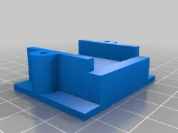 Amiga 1200 micro SD card reader bracket
