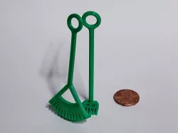 Beard Hoe and Rake