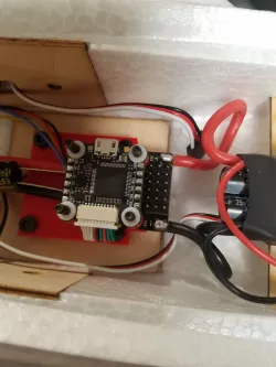 Brain radixLI 20x20 with Wing Power Board Mount for ZOHD Dart XL Extreme