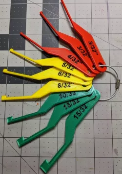 Brake Pad Lining Gauge Measuring Set