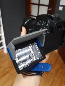 Canon 80D screen sun shade lcd hood