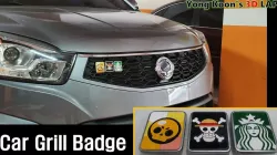 Car grill badge