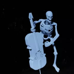 Cello Skeleton Miniature