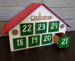 Christmas Advent Box House