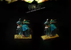 Corbeau Bretonnian Mounted Damsel