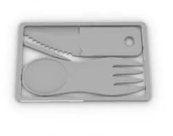 Couverts - Credit card knife & fork