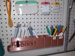 Cricut Tool Holder Remix For Pegboard and Add-On Cup