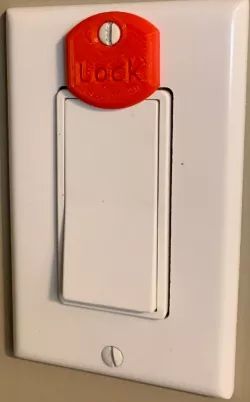 Decora Light switch lock