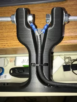 Dipole Antenna Window Mount with holes and slots