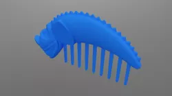 dragon-patterned comb
