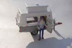 Eriba Puck caravan model    1:43 scale