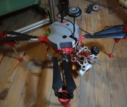 EXPIRE, the quickly foldable large quadcopter