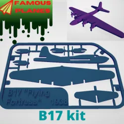 FAMOUS PLANES - B17 kit card