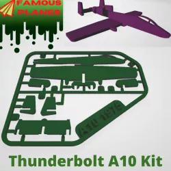 FAMOUS PLANES - Thunderbolt A10 kit card