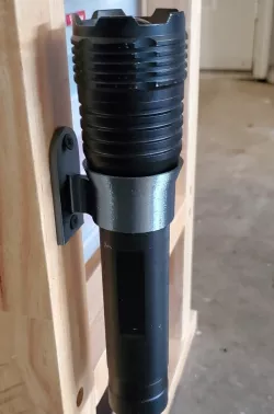 Flashlight Holder - Wall Mount