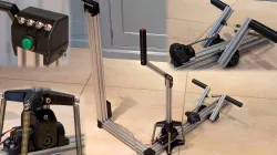 Flight Simulator Joystick and Rudder Pedals