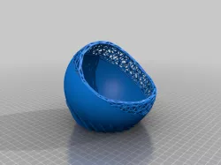 Futuristic 3D Printed Succulent Planter