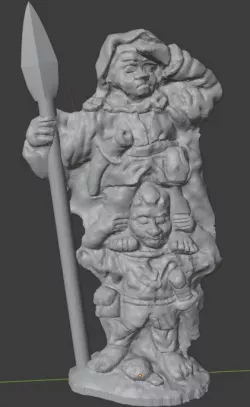 Hobbit Halfling Ranger Scout Lookout Bandit Spearman Warrior Dungeons and Dragons D&D