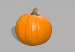 Hollow Pumpkin Ready to Carve for Halloween