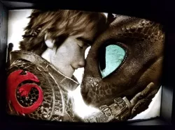 How to Train your Dragon Lithophane