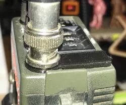 Icom IC-2AT speaker mic port cover v2