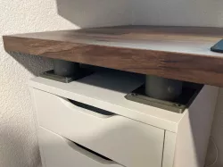 Ikea spacer for ALEX drawer and KARLBY plate