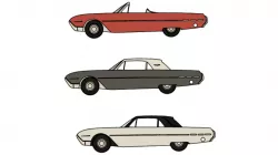  Keychain 1962 Ford Thunderbird