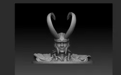 LOKI BUST FROM AVENGERS MARVEL MCU