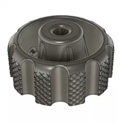 M4 Knurled Bed Leveling Knob for Ender 3 (Parametric Fusion 360)