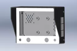 MakerPlane 5" LCD EFIS Case for Raspberry Pi