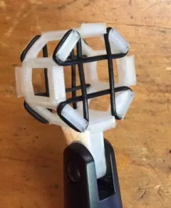 Microphone Shock Mount Pivot Base (remix)