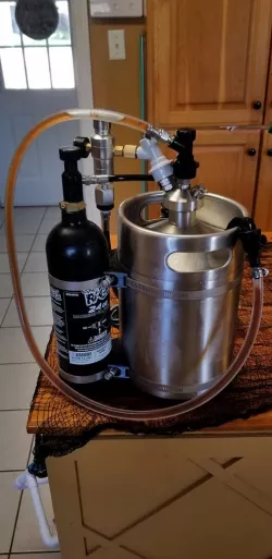 mini keg co2 mount