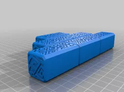 Modular Cyclopean Ruins/Ruins of Zoth (from dutchmogul) Scaled for 1 inch grid/~28mm