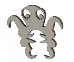 Octopi / Octoprint logo | STL | F3D | STEP