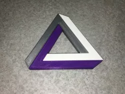 Penrose Triangle: Three Pieces