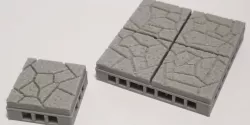 Polygonal Masonry Dungeon Tiles - OpenLOCK Compatible
