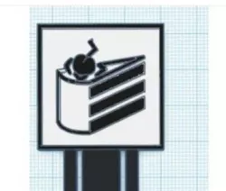 Portal Cake Bookmark