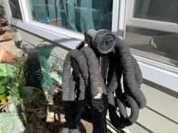 PVC Pipe top hose holder
