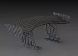 Simple Rear Wing Netdesign rear wing 3D Models | Page 1 | STLFinder