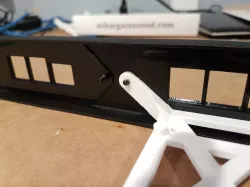 Raspberry Pi Rack Mount for 1U Decora Bracket - self threading