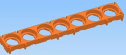 S7 18650 battery pack holder module