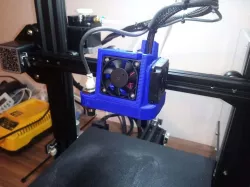 Satsana Ender 3 Fan Duct remix with 12mm sensor mount